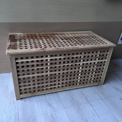 Contenitore Legno Forato Contenitore Legno Forato