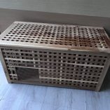 Contenitore Legno Forato