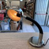 Lampada Scrivania Cromata Anni 70 Gammalux