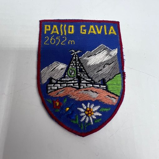 Toppa Patch Vintage Ricamata Passo Gavia