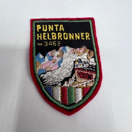 Toppa Patch Vintage Ricamata Punta Helbronner