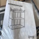 Scaffale Parete 3 Ripiani