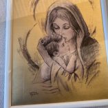 Serigrafia Carlo Parisi Madonna Bambino