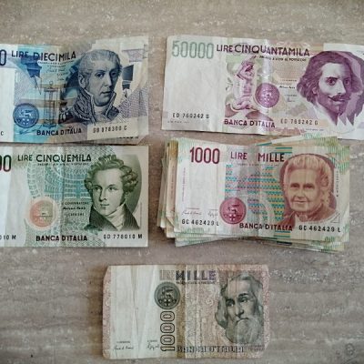 24 banconote lire Italiane