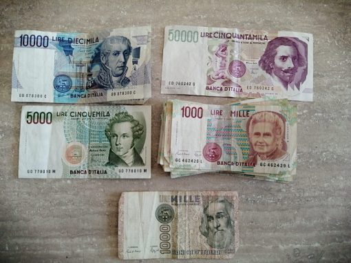 24 banconote lire Italiane