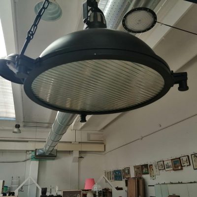 Lampadario stile industriale