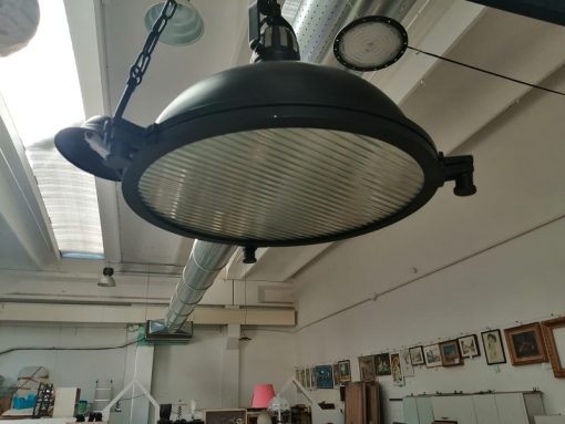 Lampadario stile industriale