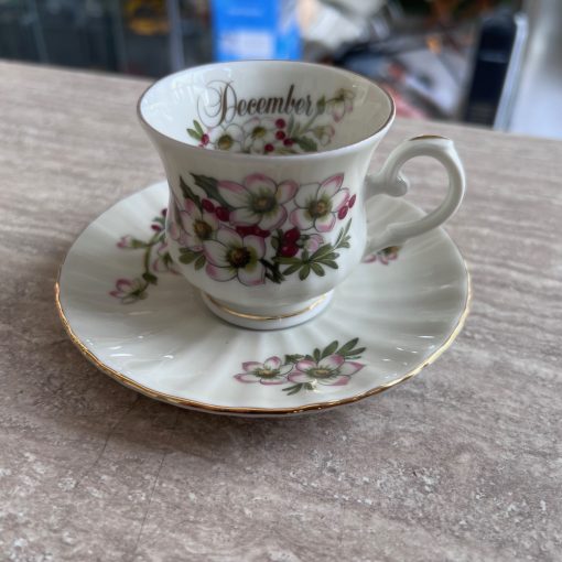 Tazzina Porcellana Royal China Bavaria Dicembre G