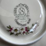 Tazzina Porcellana Royal China Bavaria Dicembre G