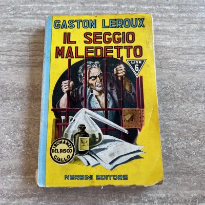 Libro Il Seggio Maledetto Gaston Leroux 1942