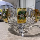Centrotavola Cristallo Bohemia Oro