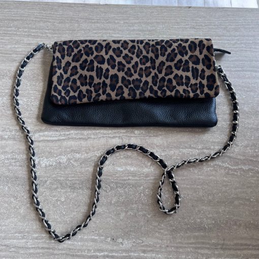 Borsa Donna Leopardata Pelle
