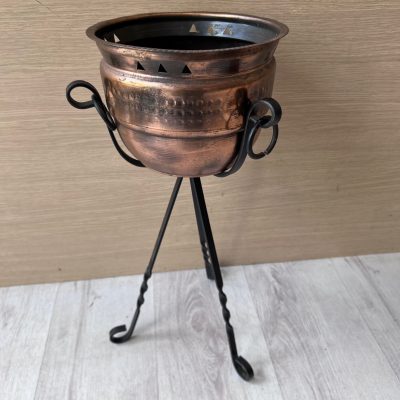 Fioriera Ferro Vaso Rame