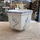 Sottovaso Cachepot Esagonale Vintage Ceramiche DCF