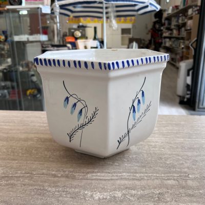 Sottovaso Cachepot Esagonale Vintage Ceramiche DCF