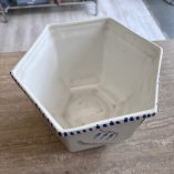 Sottovaso Cachepot Esagonale Vintage Ceramiche DCF
