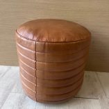 Pouf Rotondo Vera Pelle