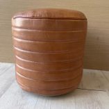 Pouf Rotondo Vera Pelle