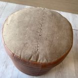Pouf Rotondo Vera Pelle