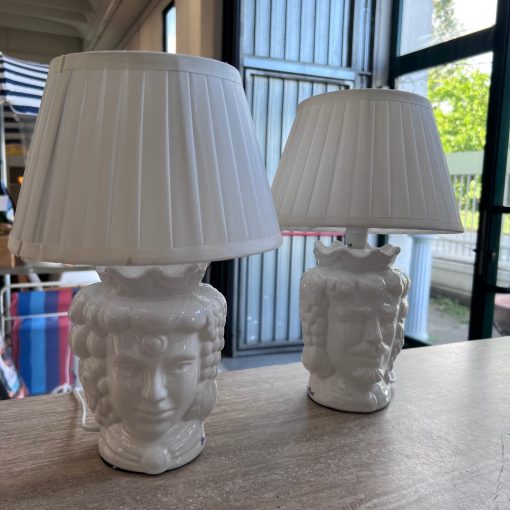 Coppia Lampade Teste Di Moro Giardini Di Marzo