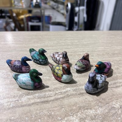 8 Mini Anatre Ceramica Dipinta 8 Mini Anatre Ceramica Dipinta