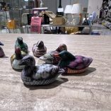 8 Mini Anatre Ceramica Dipinta