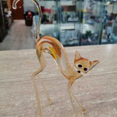 Gatto vetro Murano