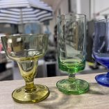 4 Bicchierini Vetro Colorato