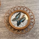 6 Sottobicchieri Vintage Legno