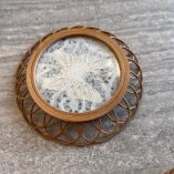 6 Sottobicchieri Vintage Legno