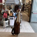 Statua Gatto Legno 50 cm