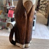 Statua Gatto Legno 50 cm