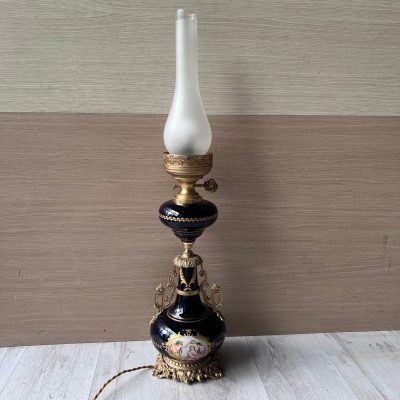 Lampada Vintage Ceramica Stile Sevres