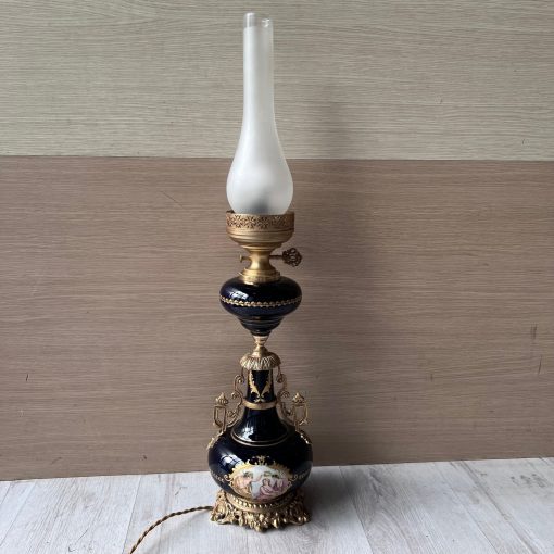 Lampada Vintage Ceramica Stile Sevres