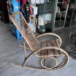Sedia Dondolo Bambu Vintage Anni 60