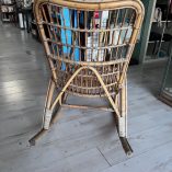 Sedia Dondolo Bambu Vintage Anni 60
