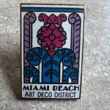 Spilla Cloisonne Miami Beach Art Deco District