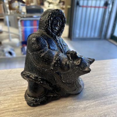 Statuetta Eschimese Cane Aardvark Canada 1972 Statuetta Eschimese Cane Aardvark Canada 1972