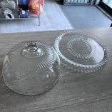 Campana Vetro + Piatto Formaggi Dolci Luminarc