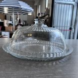 Campana Vetro + Piatto Formaggi Dolci Luminarc