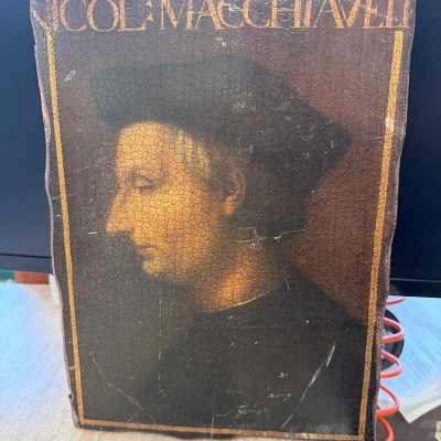 itratto in stile vintage Niccolo Macchiavelli itratto in stile vintage Niccolo Macchiavelli