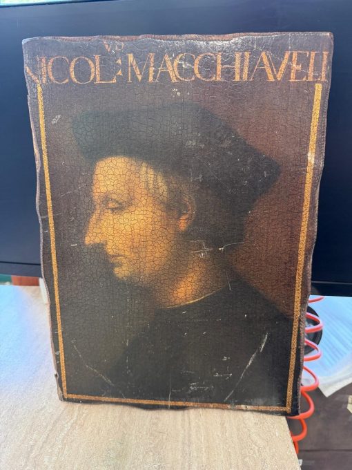 itratto in stile vintage Niccolo Macchiavelli