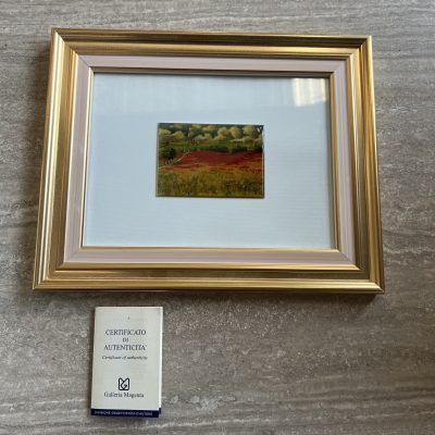 Litografia Smaltata M. Zambrelli Sogno D'Estate