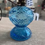 Lampada Vintage Vetro Azzurro