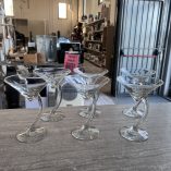6 Bicchieri Vetro Curvo Libbey Bravura Martini