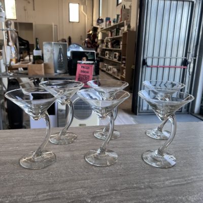 6 Bicchieri Vetro Curvo Libbey Bravura Martini 6 Bicchieri Vetro Curvo Libbey Bravura Martini