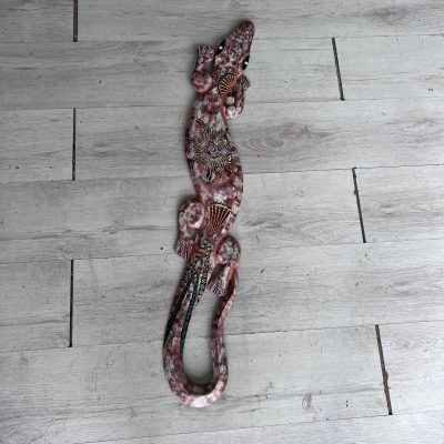 Geco Legno Dipinto 100 cm