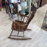 Sedia Dondolo Legno