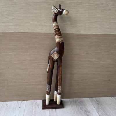 Giraffa Legno Dipinto 80 cm Giraffa Legno Dipinto 80 cm