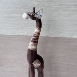 Giraffa Legno Dipinto 80 cm